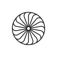 Spiral- Symbol Vektor