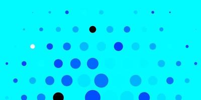 dunkelblaue Vektorschablone mit Kreisen. Illustration mit Satz von leuchtenden bunten abstrakten Kugeln. neue Vorlage für Ihr Markenbuch. vektor