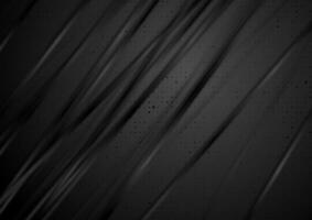 schwarz glatt Streifen abstrakt geometrisch Hintergrund vektor
