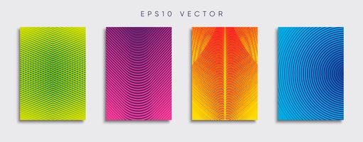 Minimale Vector-Cover-Designs. Zukünftige Plakatschablone. vektor