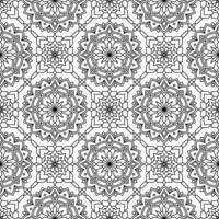 Mandala Muster Design zum islamisch Thema vektor