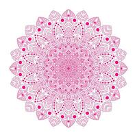 mandala blomma vektor enkel abstrakt runda genombrutna form