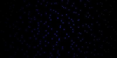 dunkelblauer Vektorhintergrund mit bunten Sternen. moderne geometrische abstrakte Illustration mit Sternen. Muster für Neujahrsanzeige, Broschüren. vektor