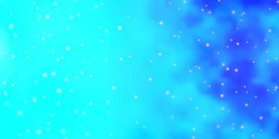 ljusblå vektor konsistens med vackra stjärnor. färgglad illustration i abstrakt stil med lutningsstjärnor. design för din företagsreklam.