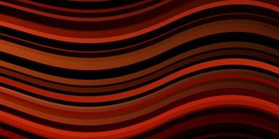 dunkelrotes Vektorlayout mit Kreisbogen. farbenfrohe Illustration im abstrakten Stil mit gebogenen Linien. Muster für Geschäftsbroschüren, Broschüren vektor