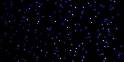 mörkrosa, blå vektorbakgrund med små och stora stjärnor. dekorativ illustration med stjärnor på abstrakt mall. design för din företagsreklam. vektor