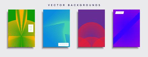 Minimale Vector-Cover-Designs. Zukünftige Plakatschablone. vektor