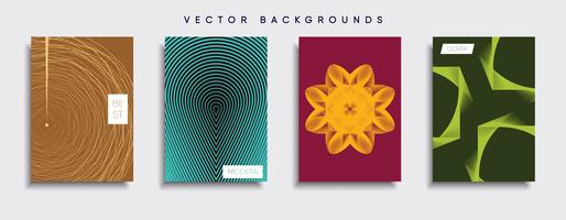 Minimale Vector-Cover-Designs. Zukünftige Plakatschablone. vektor