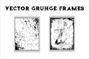 Grunge-Rahmen-Set vektor