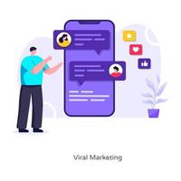 virales digitales Marketing vektor