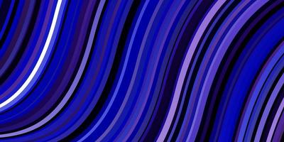 hellrosa, blauer Vektorhintergrund mit Kurven. Illustration im Halbtonstil mit Farbverlaufskurven. Vorlage für Ihr UI-Design. vektor