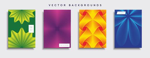 Minimale Vector-Cover-Designs. Zukünftige Plakatschablone. vektor