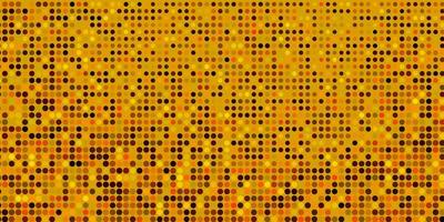 mörkgrön, gul vektorbakgrund med bubblor. illustration med uppsättning lysande färgglada abstrakta sfärer. design för affischer, banderoller. vektor