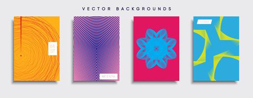 Minimale Vector-Cover-Designs. Zukünftige Plakatschablone. vektor