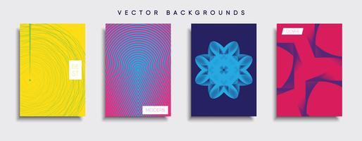 Minimale Vector-Cover-Designs. Zukünftige Plakatschablone. vektor