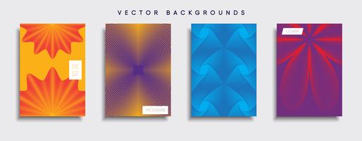 Minimale Vector-Cover-Designs. Zukünftige Plakatschablone. vektor