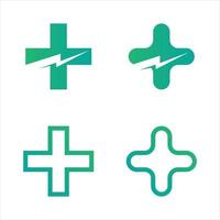 hälso medicinsk logotyp mall vektor logotyp sjukhus