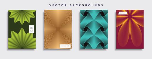 Minimale Vector-Cover-Designs. Zukünftige Plakatschablone. vektor