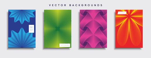 Minimale Vector-Cover-Designs. Zukünftige Plakatschablone. vektor