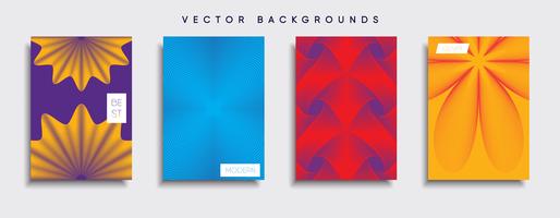 Minimale Vector-Cover-Designs. Zukünftige Plakatschablone. vektor