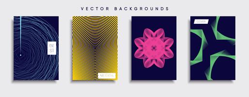 Minimale Vector-Cover-Designs. Zukünftige Plakatschablone. vektor