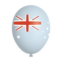 Australien-Landesflagge im Ballon-Helium vektor