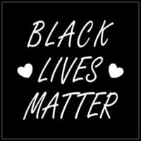 svarta liv betyder något. social affisch, banner. stoppa rasism polisvåld. jag kan inte andas. platt vektorillustration vektor