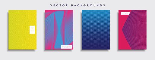 Minimale Vector-Cover-Designs. Zukünftige Plakatschablone vektor