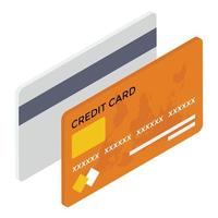 bankkreditkort vektor