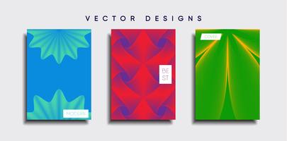 Minimale Vector-Cover-Designs. Zukünftige Plakatschablone. vektor