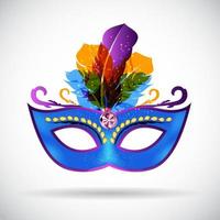 Maskerade Karneval Maske Symbol Vektor Illustration