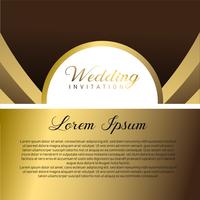 Hochzeits-Einladungskarte mit Textplatz vektor
