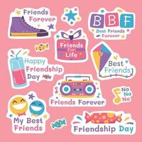 Happy Friendship Day Stickerset