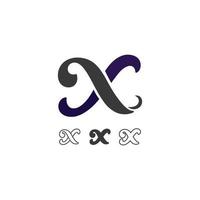 x logotyp och bokstaven x vektor, logotyp set och mall, illustration design vektor grafisk alfabetet symbol initial, varumärke