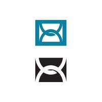 x-Logo und Buchstabe x-Vektor, Logo-Vorlage, Set Illustration Design Vektorgrafik Alphabet Symbol Initiale, Marke symbol