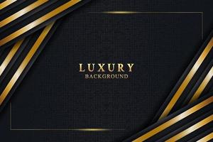 elegantes Luxus-Hintergrundkonzept mit schwarzer und goldener Textur vektor