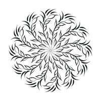 Blume Linie Kunst zum drucken oder verwenden wie tätowieren Design vektor