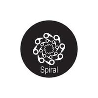 Spiral- Symbol Vektor