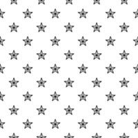 en sömlös mönster med stjärnor på en vit bakgrund vektor