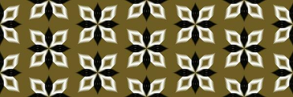 sömlös mönster, traditionell etnisk mönster på brun bakgrund, aztec abstrakt vektor mönster