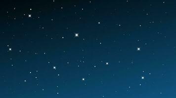 Nachthimmel mit vielen Sternen. abstrakter Naturhintergrund mit Sternenstaub im tiefen Universum. Vektor-Illustration. vektor