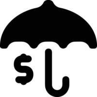 Regenschirm Schutz Symbol Symbol Vektor Bild. Illustration von das Sicherheit schützen Regenschirm Sicherheit Design Bild