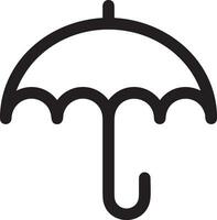 Regenschirm Schutz Symbol Symbol Vektor Bild. Illustration von das Sicherheit schützen Regenschirm Sicherheit Design Bild