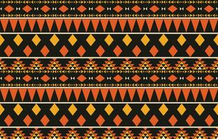 etnisk abstrakt ikat konst. aztec prydnad skriva ut. geometrisk etnisk mönster sömlös Färg orientalisk. design för bakgrund ,ridå, matta, tapet, Kläder, omslag, batik, vektor illustration.