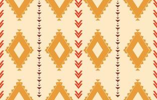 etnisk abstrakt ikat konst. aztec prydnad skriva ut. geometrisk etnisk mönster sömlös Färg orientalisk. design för bakgrund ,ridå, matta, tapet, Kläder, omslag, batik, vektor illustration.