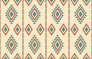 etnisk abstrakt ikat konst. aztec prydnad skriva ut. geometrisk etnisk mönster sömlös Färg orientalisk. design för bakgrund ,ridå, matta, tapet, Kläder, omslag, batik, vektor illustration.