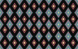 etnisk abstrakt ikat konst. aztec prydnad skriva ut. geometrisk etnisk mönster sömlös Färg orientalisk. design för bakgrund ,ridå, matta, tapet, Kläder, omslag, batik, vektor illustration.