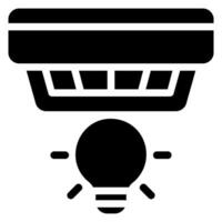 Licht Sensor Glyphe Symbol vektor