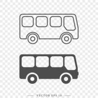 Bus Symbol. Vektor Illustration isoliert