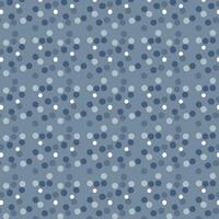 grau Blau klein verstreut Polka Punkt Muster vektor